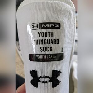 NEW! Youth Under Armour Shinguard Socks. Youth Large